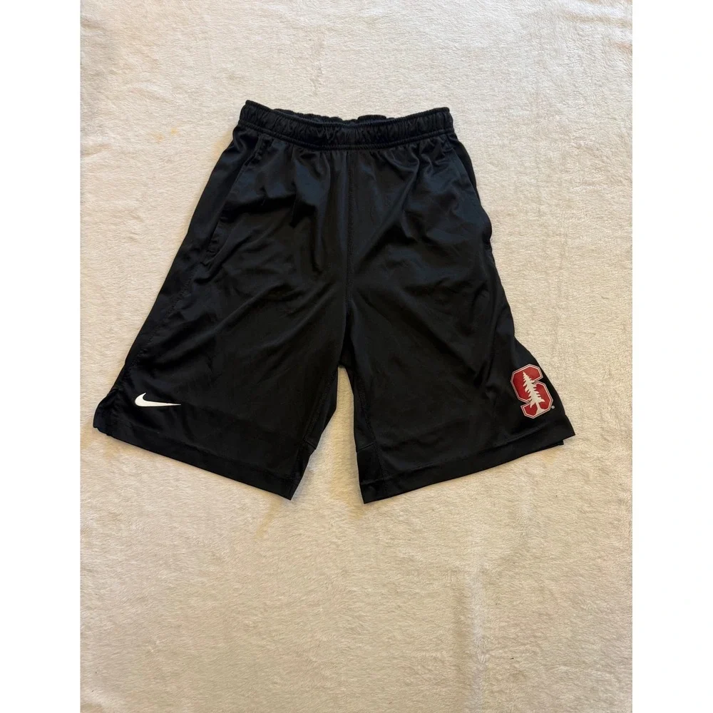Nike Kids Stanford Cardinal Dri-FIT Athletic Shorts Black Size Large L